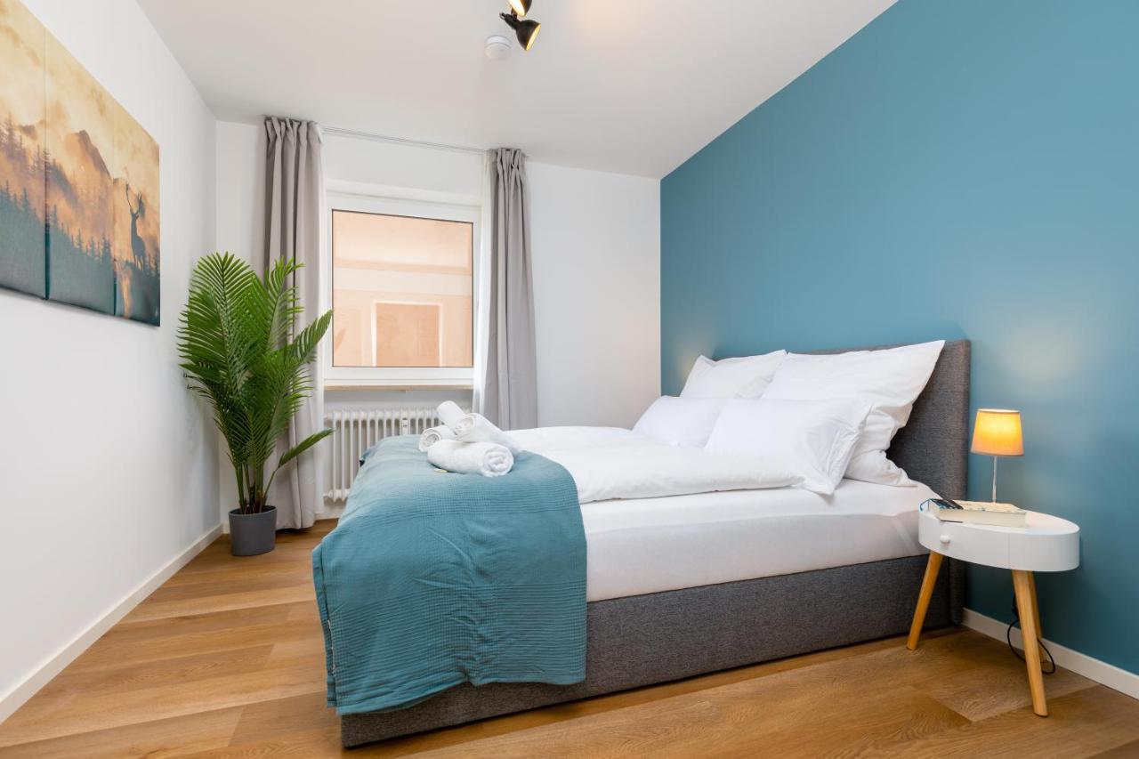 E&K Living - Design Apartment - 2 Bedrooms - Kitchen - Free Parking Augsburgo Exterior foto