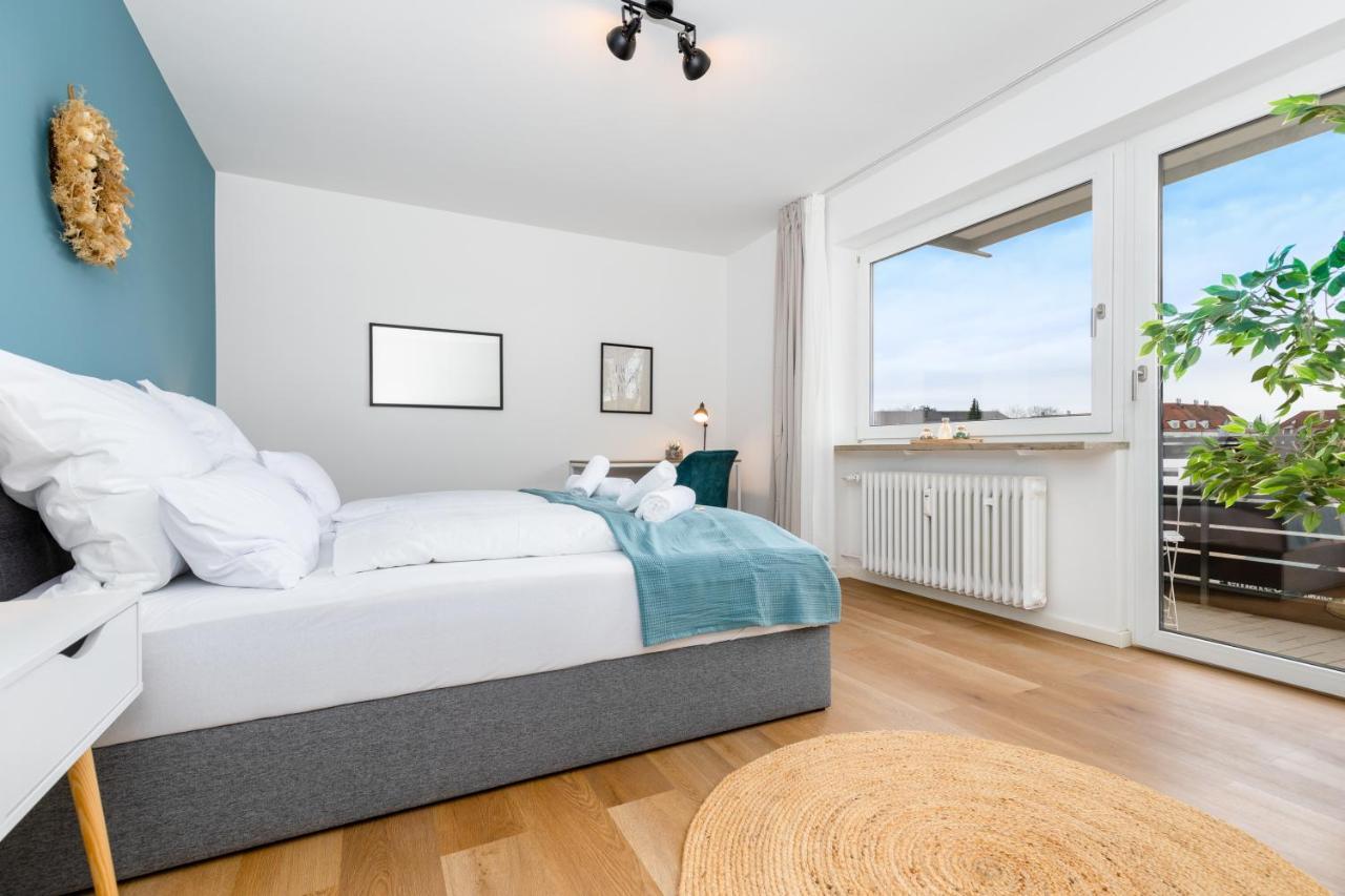 E&K Living - Design Apartment - 2 Bedrooms - Kitchen - Free Parking Augsburgo Exterior foto