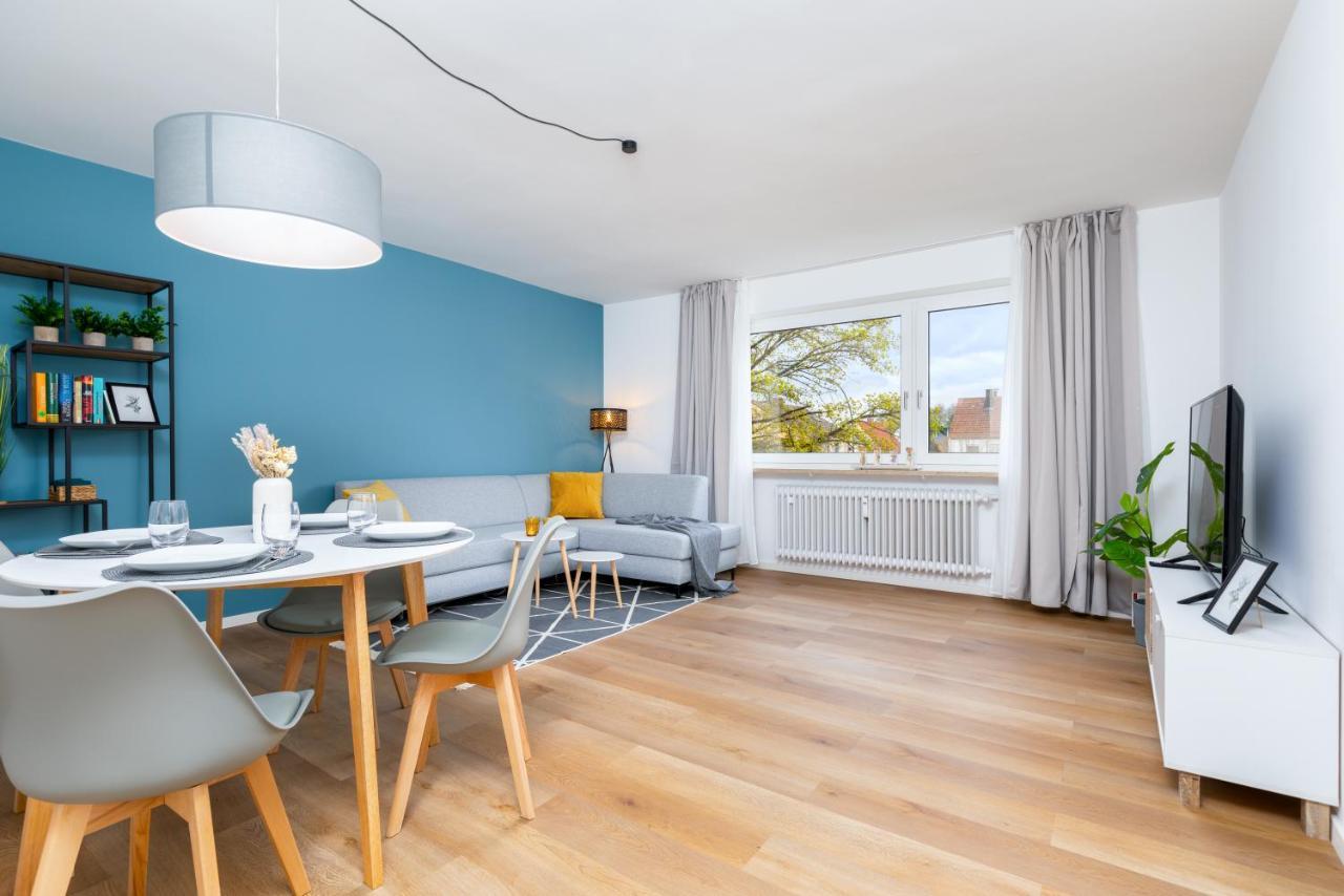 E&K Living - Design Apartment - 2 Bedrooms - Kitchen - Free Parking Augsburgo Exterior foto