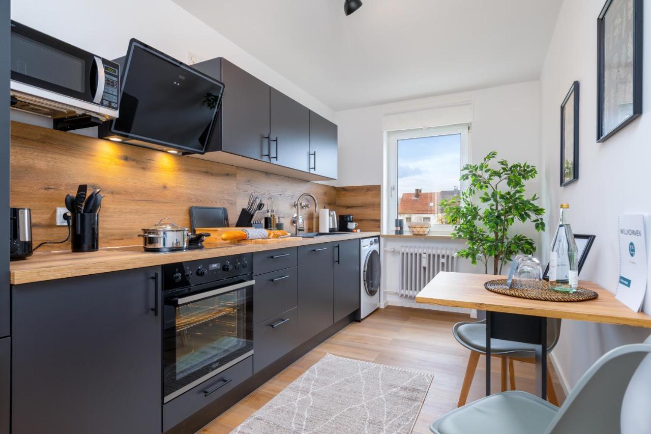 E&K Living - Design Apartment - 2 Bedrooms - Kitchen - Free Parking Augsburgo Exterior foto