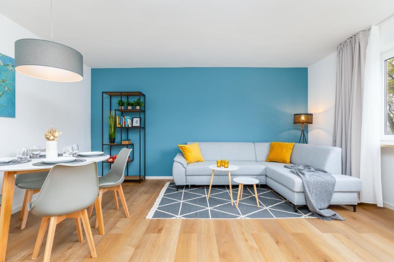 E&K Living - Design Apartment - 2 Bedrooms - Kitchen - Free Parking Augsburgo Exterior foto